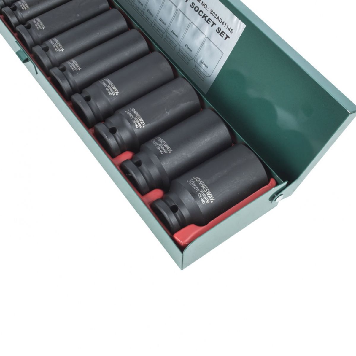 JONNESWAY - Juego de dados 1/2" 14 piezas ls03ad4114s