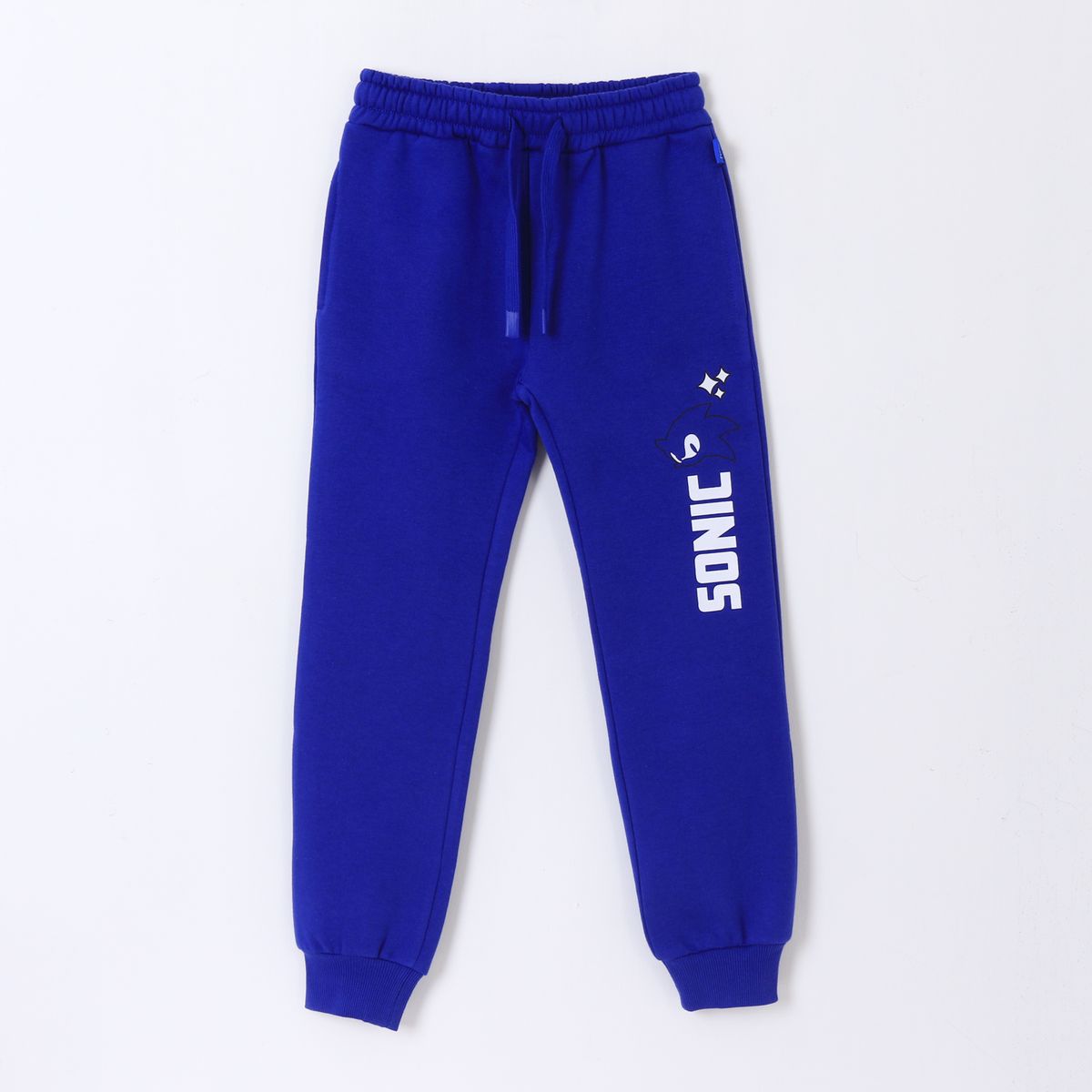 SONIC - Pantalón de Buzo Niño Jogger Azul Sonic