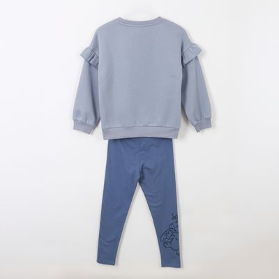 Imagen 2 del producto Conjunto de Buzo Niña Lilo & Stitch Smile Celeste