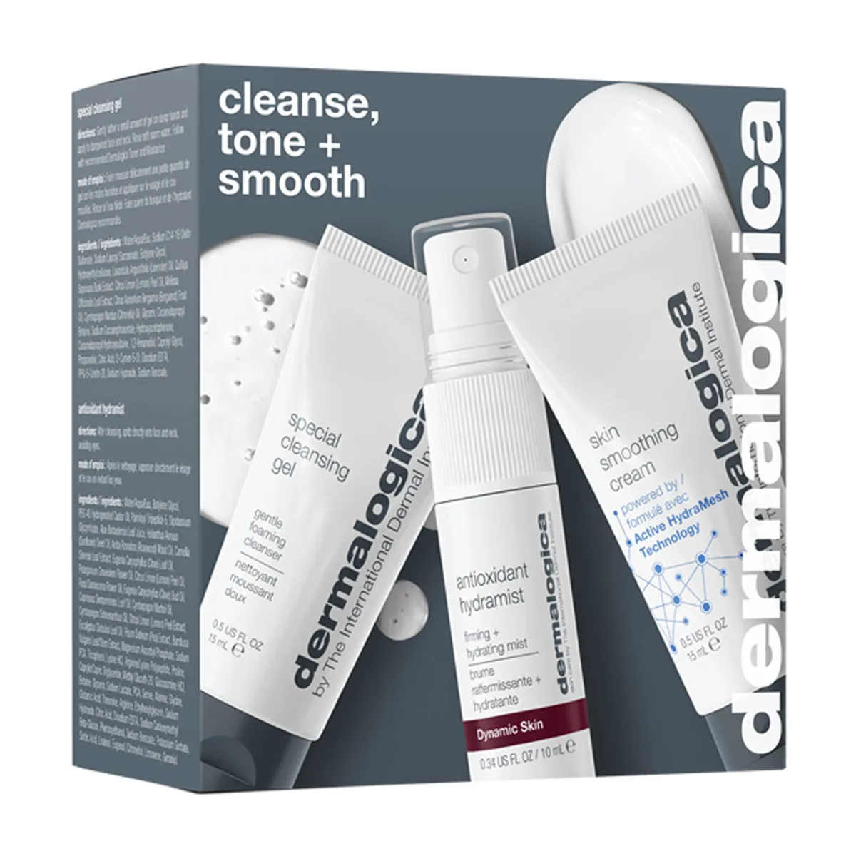 DERMALOGICA - Cleanse Tone + Smooth Travel Kit - DERMALOGICA