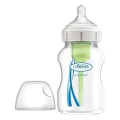 DR BROWN - Mamadera Boca ancha plástico 330ml DR browns