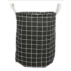 OKAY - Cesto Ropa Sucia Caja Redonda Organizador Canasto Plegable