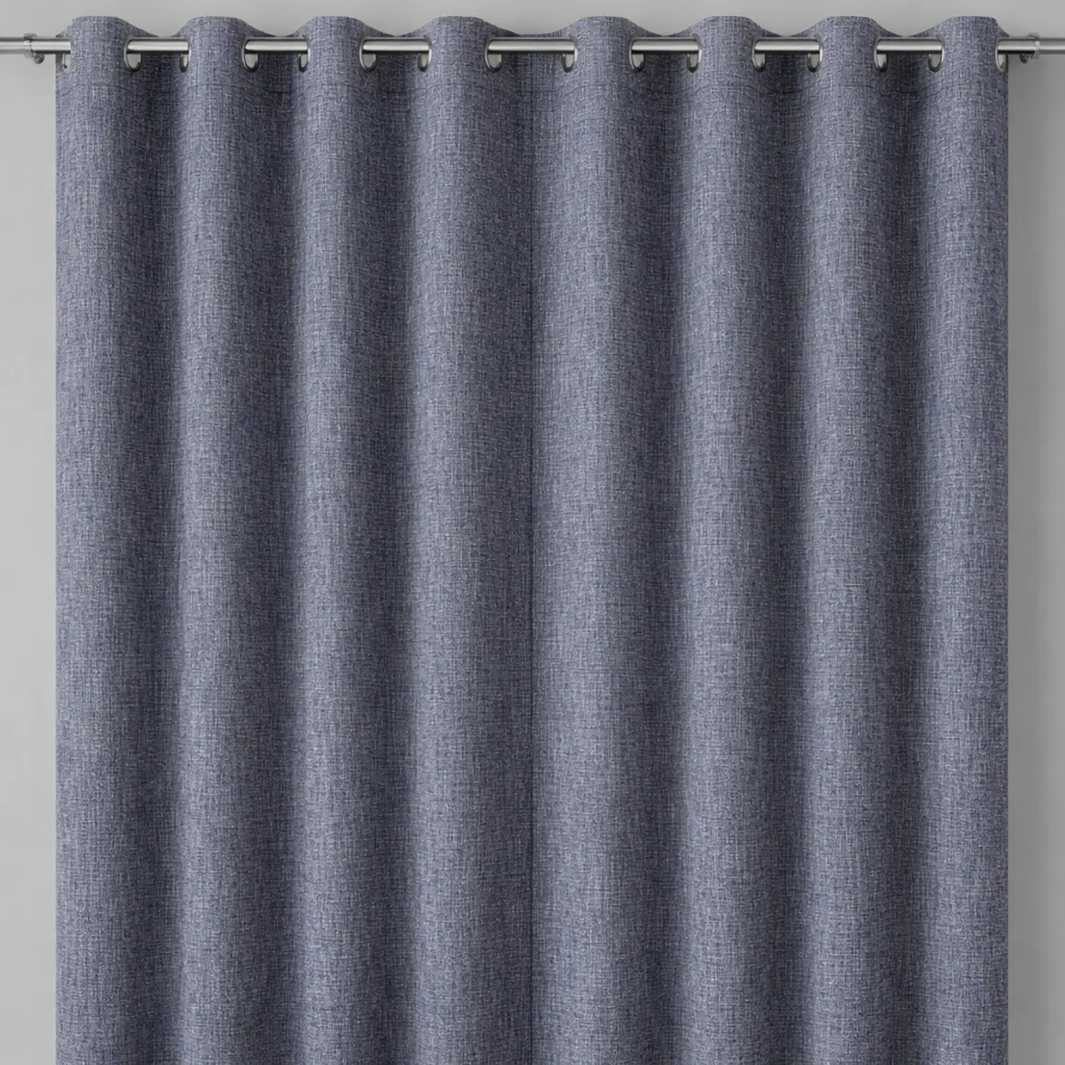 ARMONIA - Cortina Blackout Gris Oscuro 2 Paños Forro Negro N°102