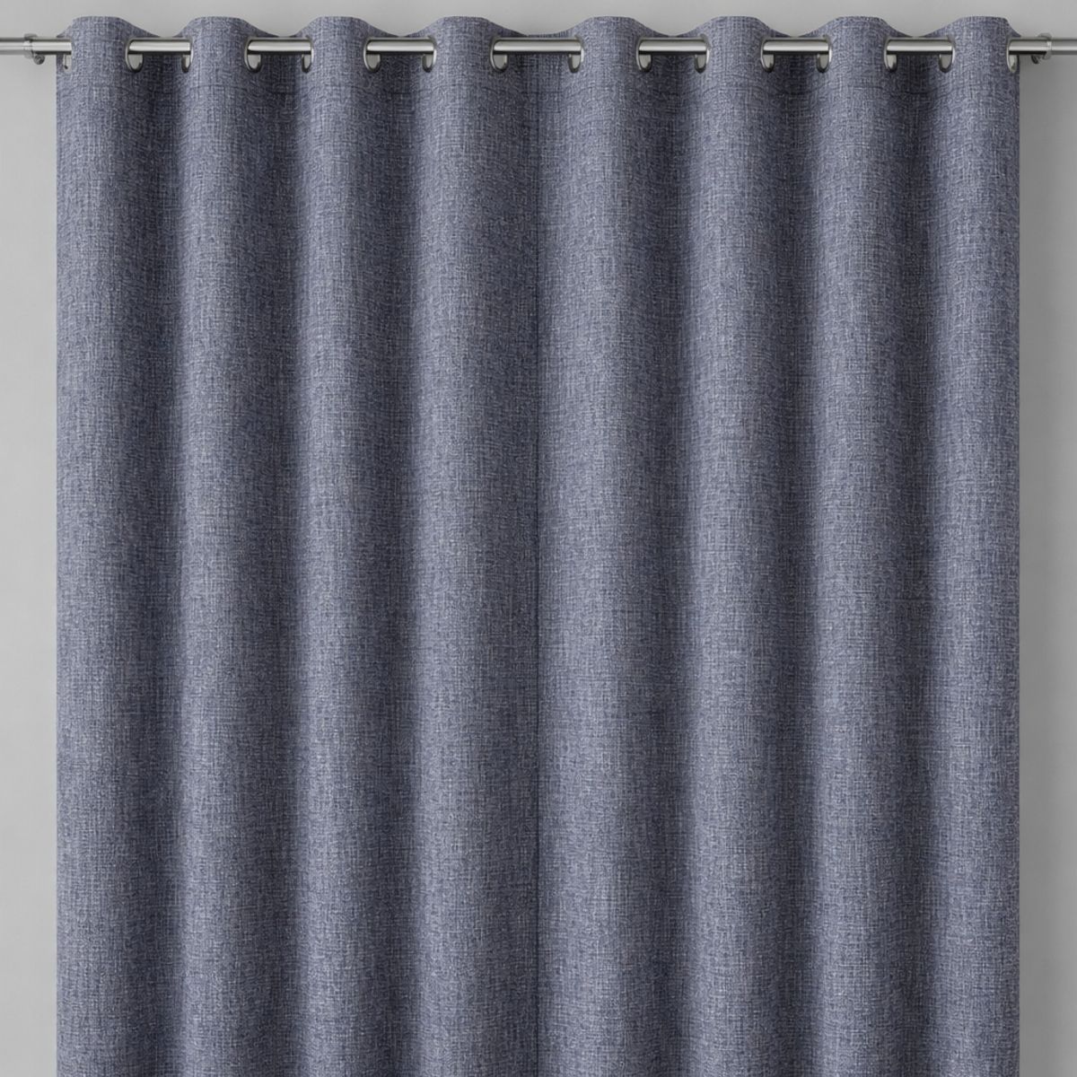 ARMONIA - Cortina Blackout Gris Oscuro 2 Paños Forro Negro N°102