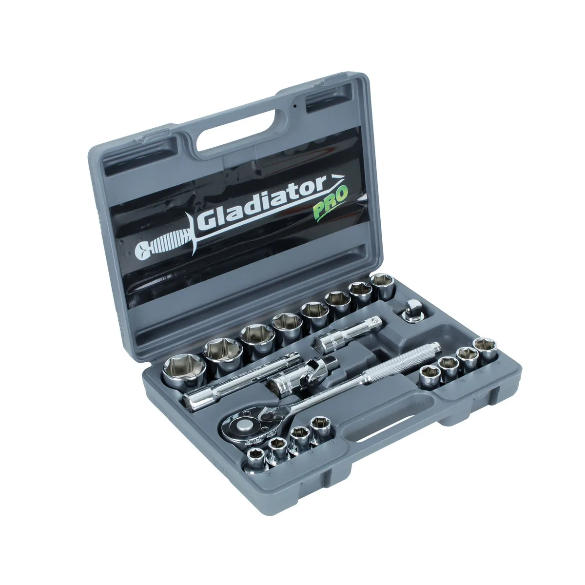 GLADIATOR - Juego de dados 1/2" 21 pcs jt 821