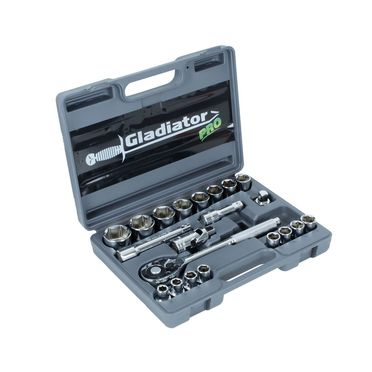 GLADIATOR - Juego de dados 1/2" 21 pcs jt 821