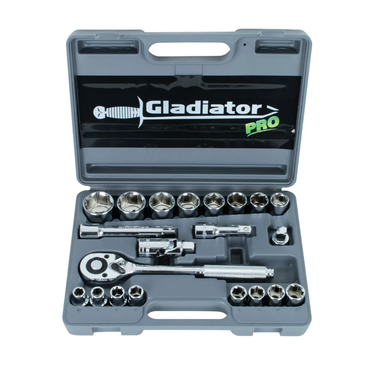 GLADIATOR - Juego de dados 1/2" 21 pcs jt 821