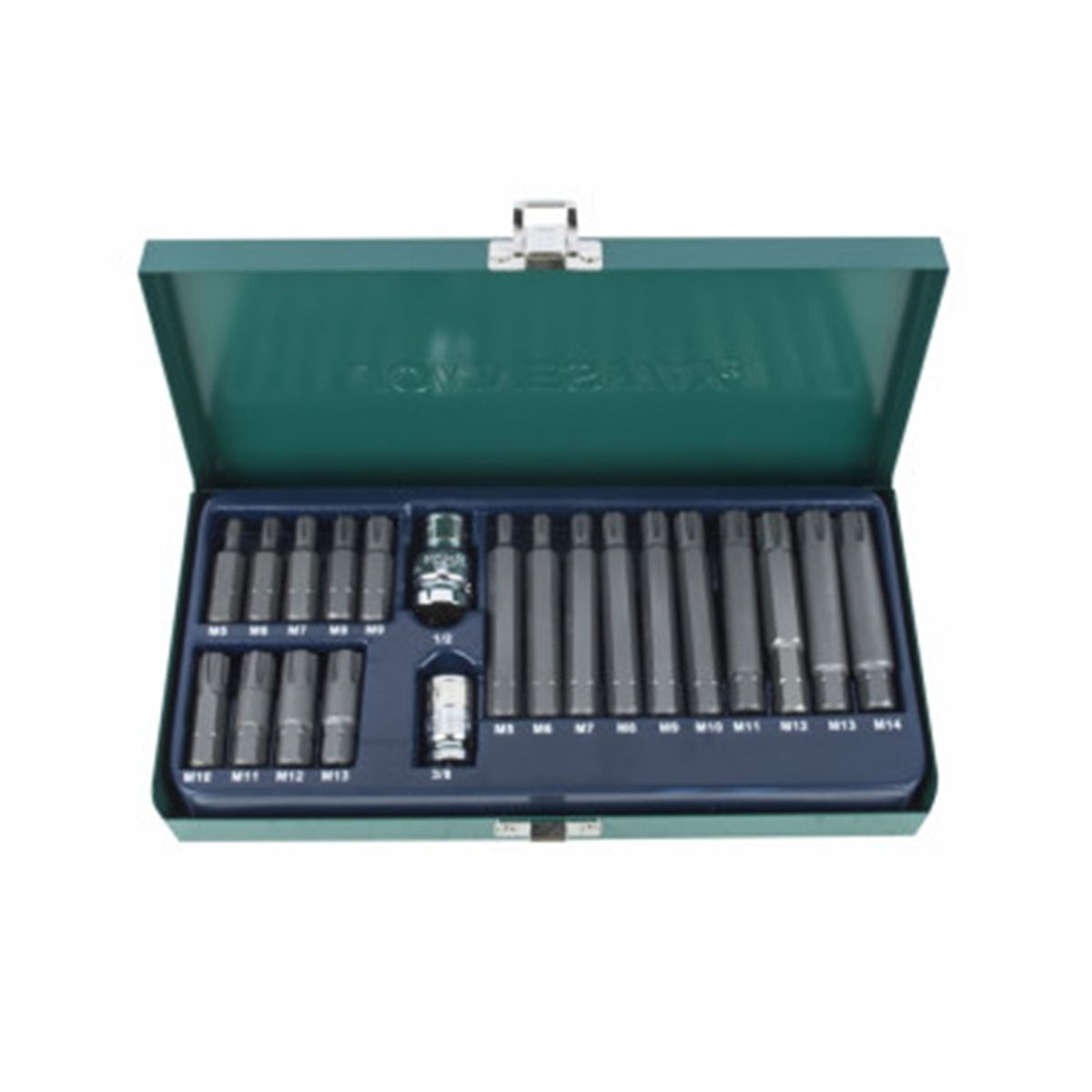 JONNESWAY - Juego de dados ribe bits 3-8" 1-2" 21 piezas s29h4