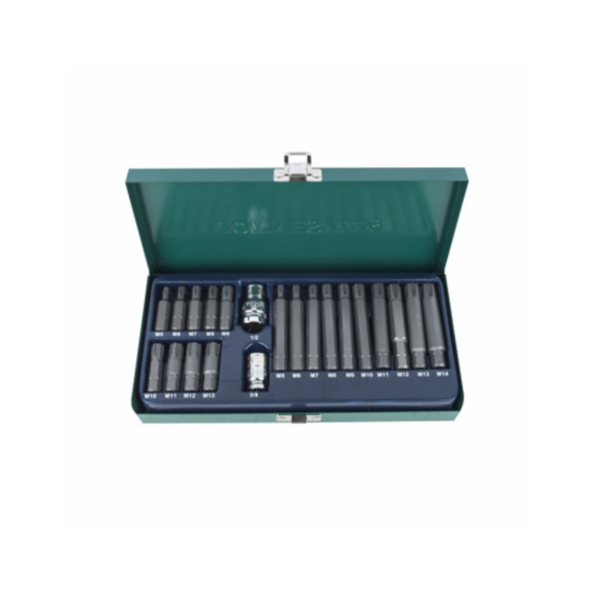 JONNESWAY - Juego de dados ribe bits 3-8" 1-2" 21 piezas s29h4