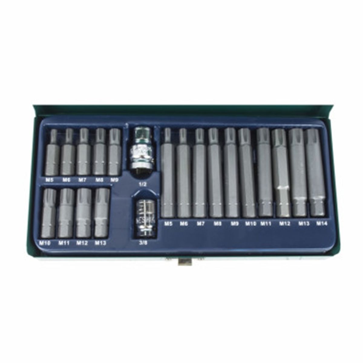 JONNESWAY - Juego de dados ribe bits 3-8" 1-2" 21 piezas s29h4