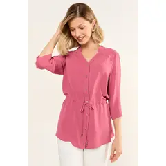 MA GRIFFE - Blusa Lazo Mujer Rosa Magriffe