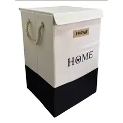 HD HOGAR SPA - Cesta Canasto Ropa Sucia Con Tapa Y Manijas Plegable