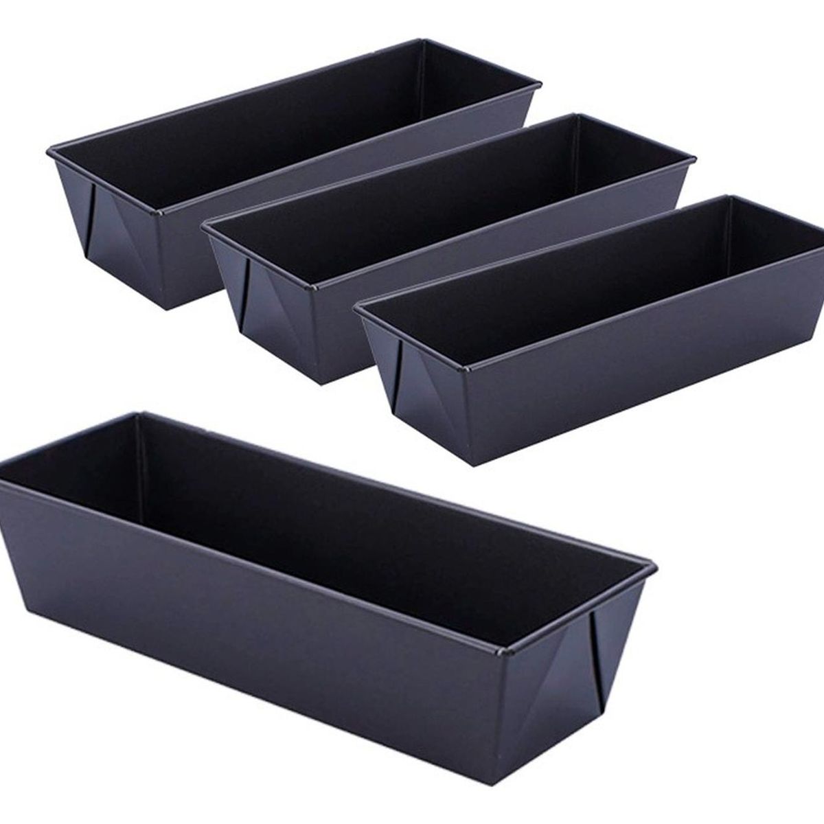 PASTELERIUSCL - X4 Molde Pan Molde Para Pan De Molde Rectangular 30Cm Molde Queque Moldes Rectangulares Moldes Pan