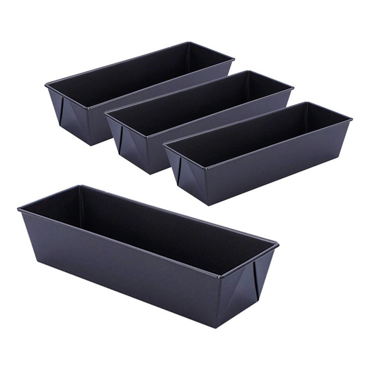 PASTELERIUSCL - X4 Molde Pan Molde Para Pan De Molde Rectangular 30Cm Molde Queque Moldes Rectangulares Moldes Pan