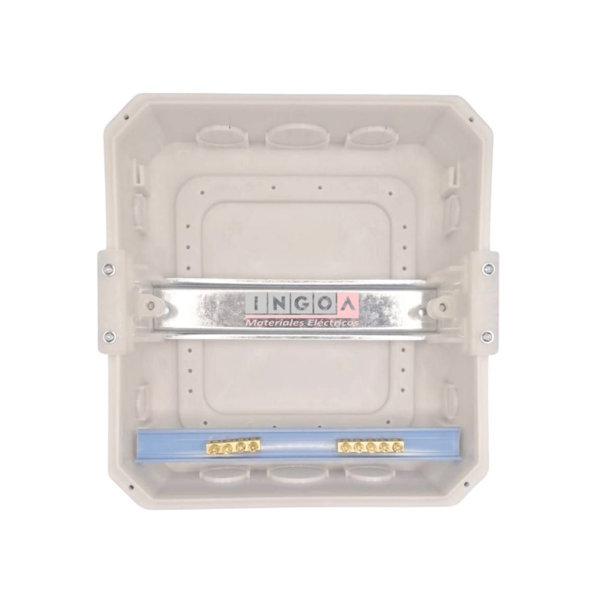 DRL - TABLERO PLASTICO 8 MODULOS EMBUTIDO TAPA TRANSPARENTE - DRL