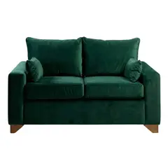 DISEÑOS VALESTRINI - SOFA STEFANNY EN FELPA VERDE