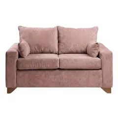 DISEÑOS VALESTRINI - SOFA STEFANNY EN FELPA PALO ROSA
