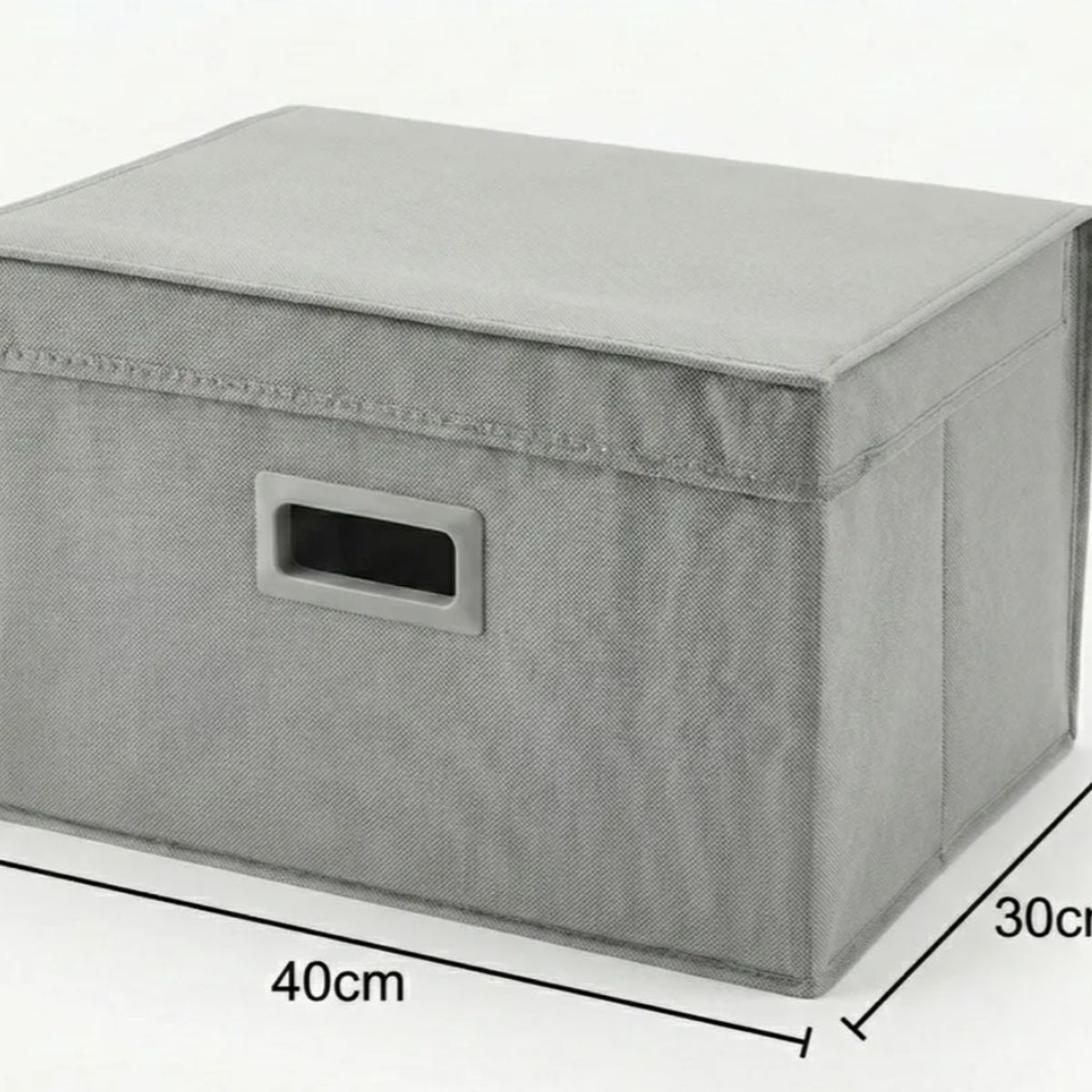 OKAY - Caja Plegable Organizadra Para Ropa Con Tapa Transparente L