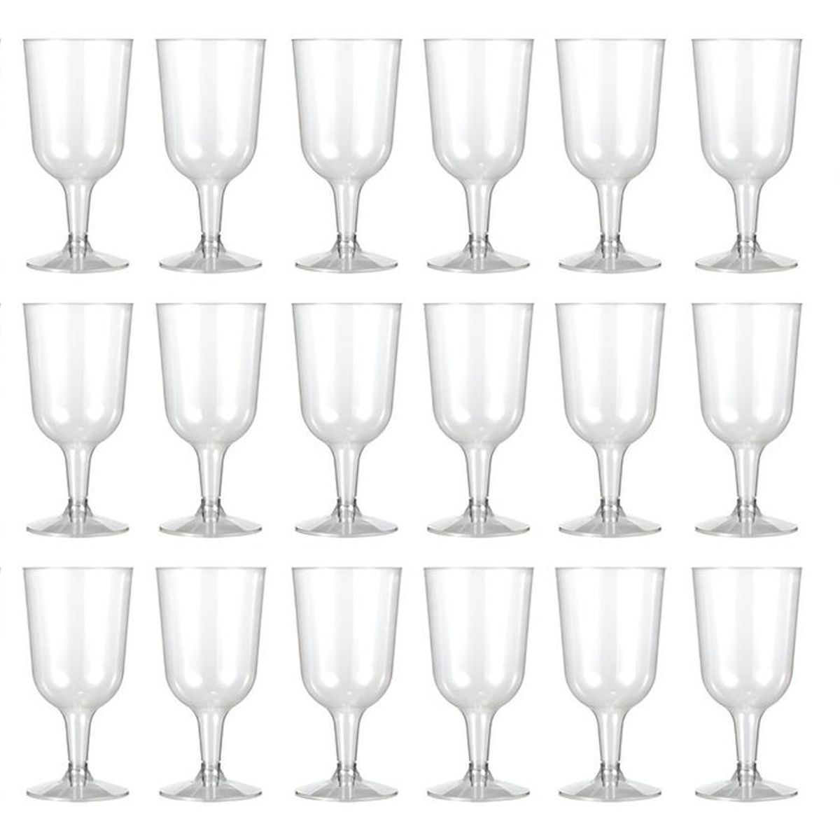 PASTELERIUSCL - 60 Copas De Vino Copa Acrilico Copa Plastico Copas  Fiesta Eventos Vino Cóctel 6oz/177ml Transparente