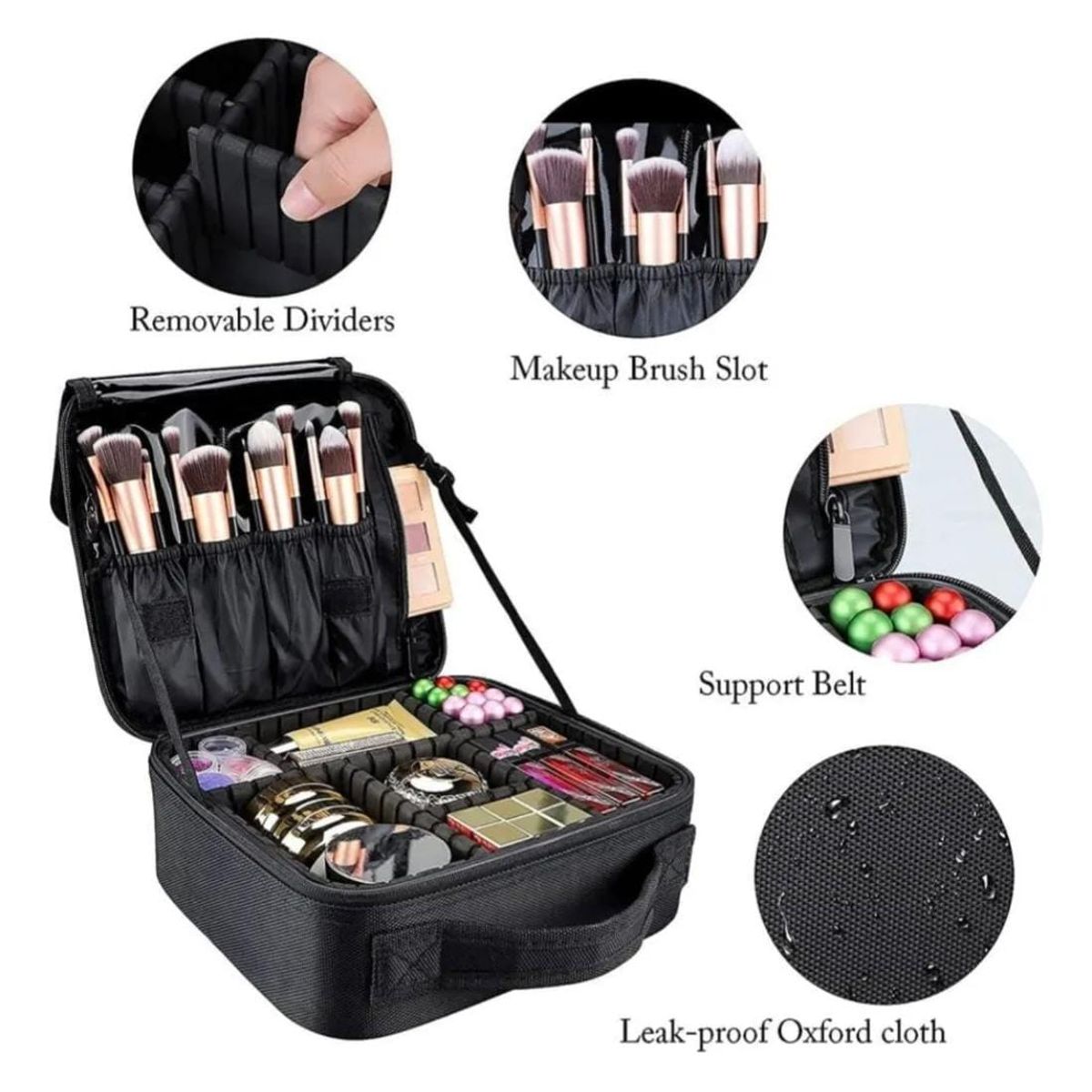 GENERICO - Estuche Neceser maquillaje maleta viajera