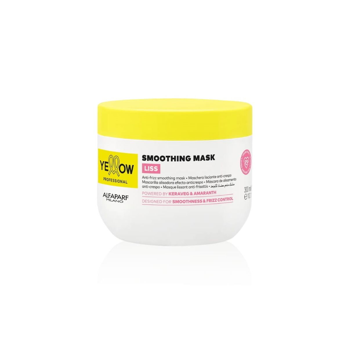 ALFAPARF MILANO - MASCARILLA ALISADORA CABELLO REBELDE YELLOW LISS ALFAPARF 300 ML