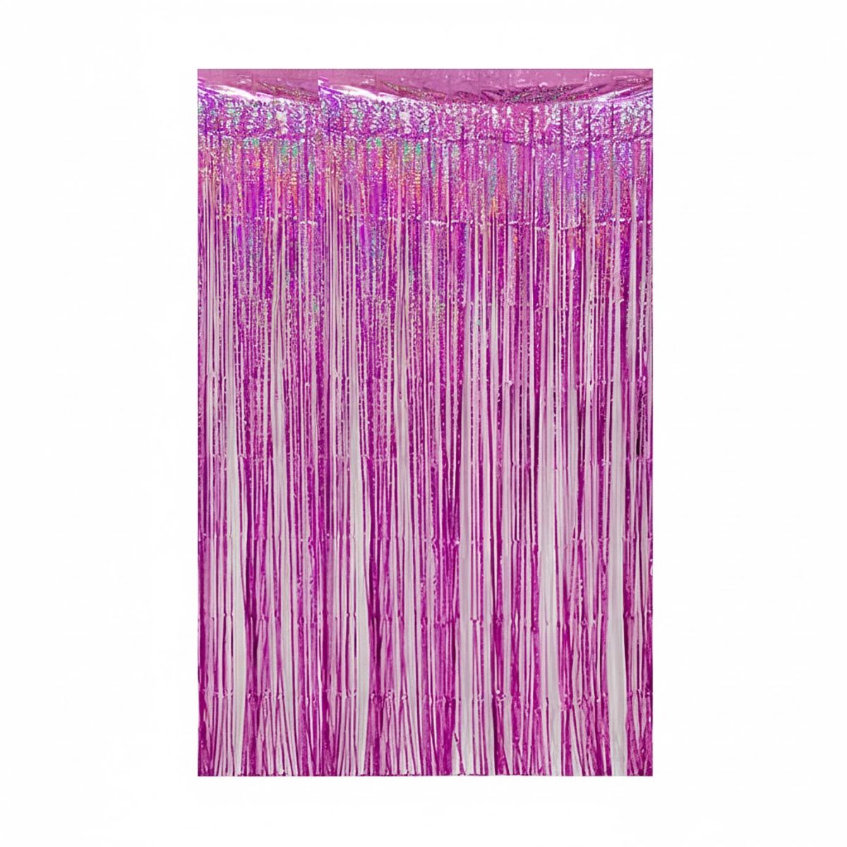 GENERICO - Cortina Metalica Rosa 100x300cm