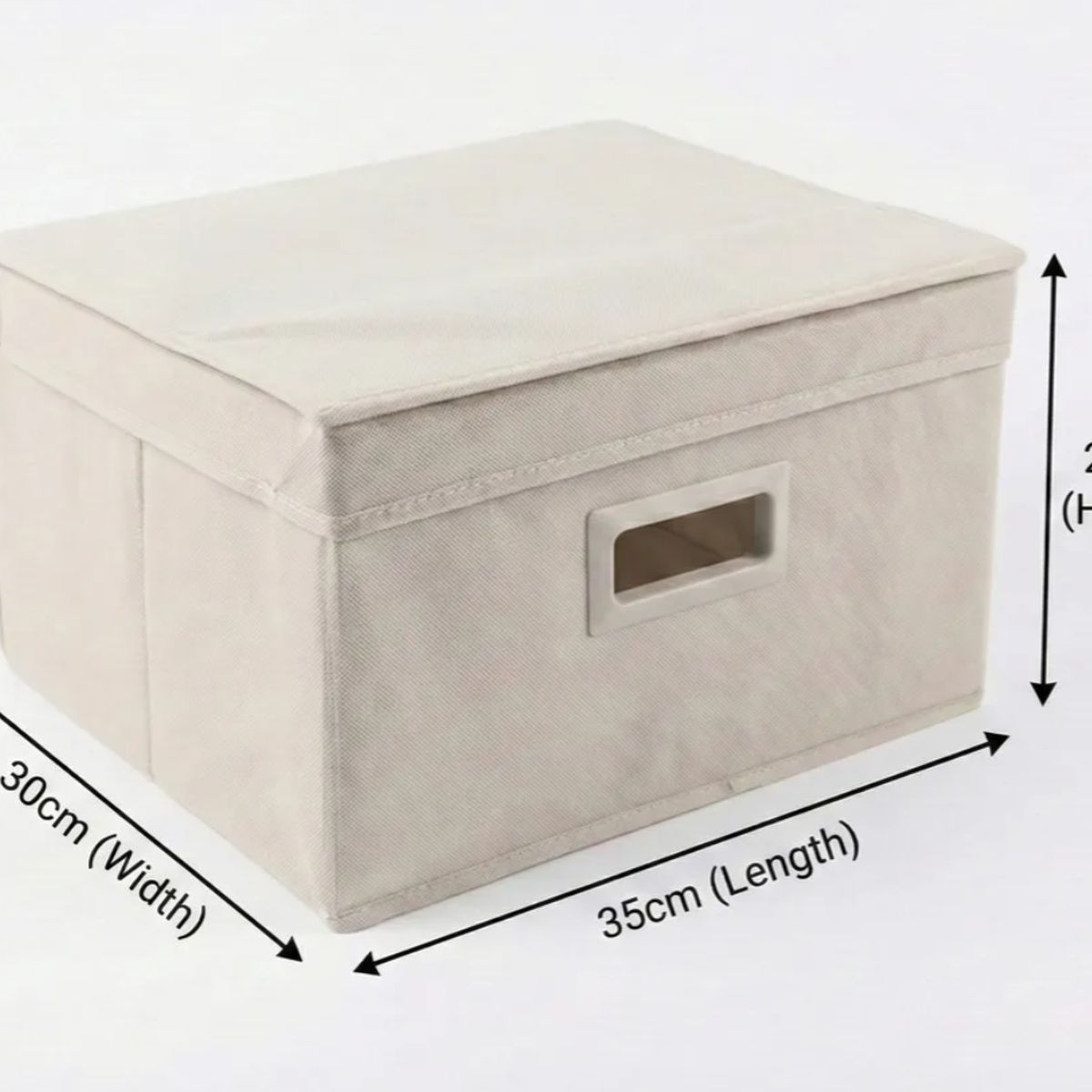 OKAY - Caja Plegable Organizadra Para Ropa Con Tapa Transparente S