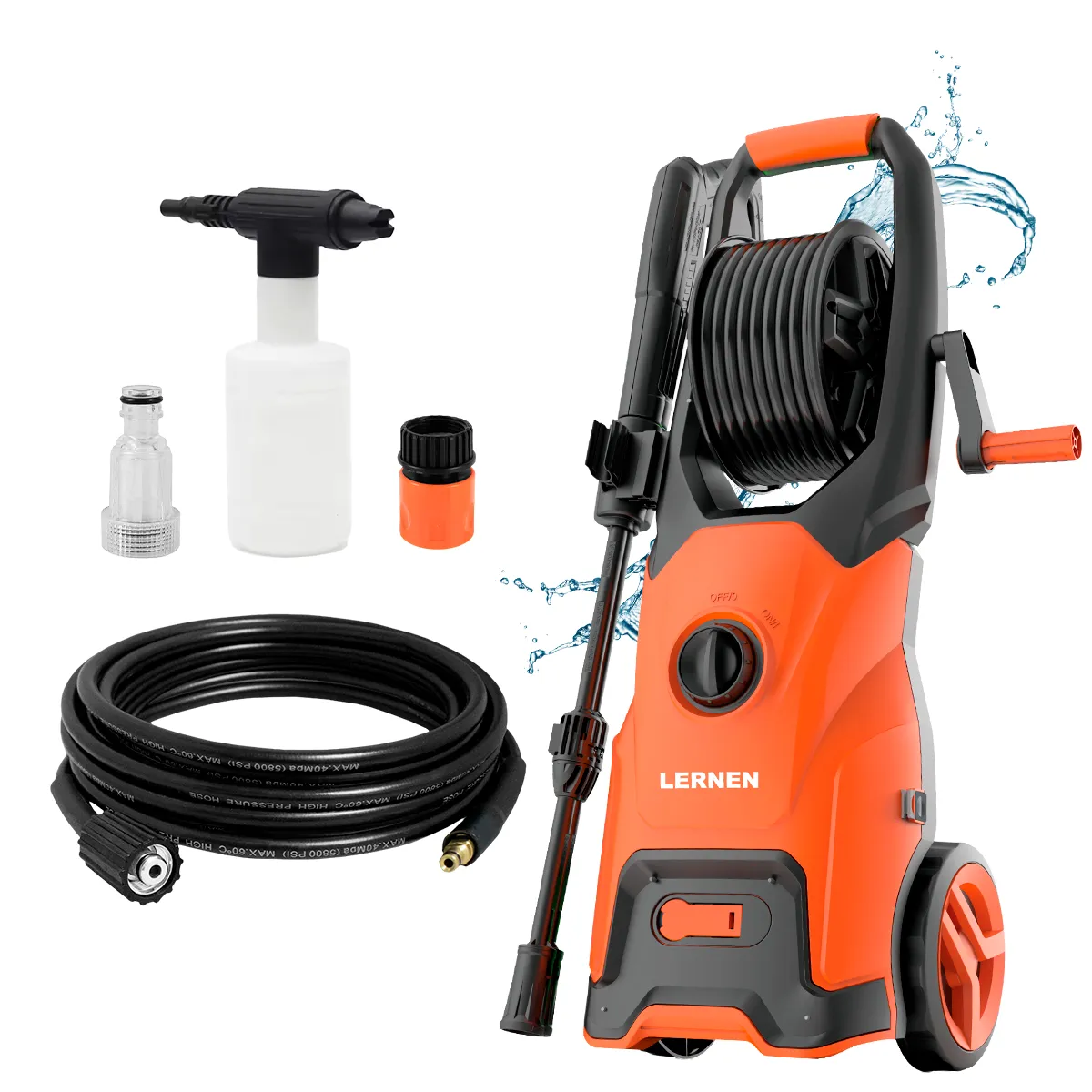 Hidrolavadora Pro 1800w Con Espumador Y Ruedas Lernen, marca LERNEN - Foto Principal
