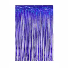 GENERICO - Cortina Metalica Azul 100x300cm