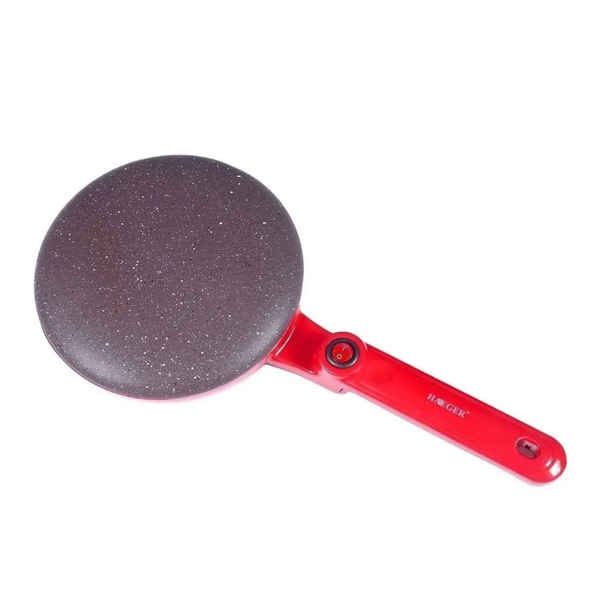 GENERICO - Panquequera Electrica Crepera Sartén 20 Cm Antiadherente