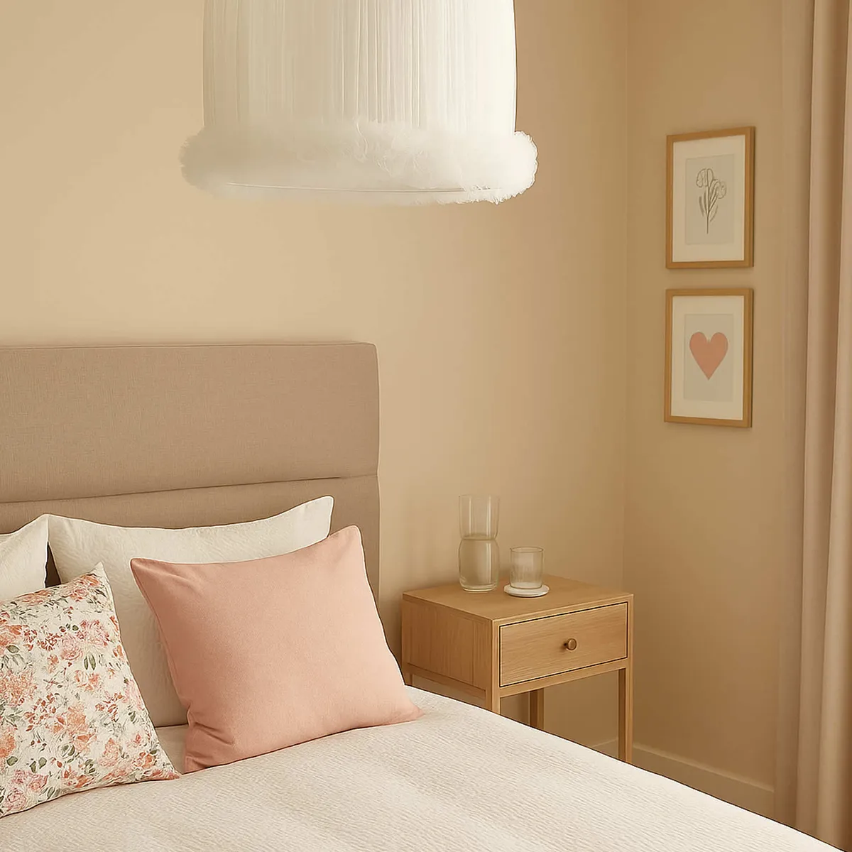 DECORACION CREATIVA - Lampara Colgante Nube Blanca
