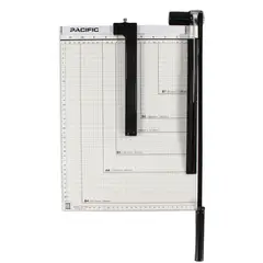 PACIFIC - Guillotina A4 Metalica 12 Hojas con Regla Paralela - PS