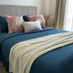 TODOHOGAR SANTIAGO DE CHILE - Set Renovación Verano Dormitorio King, Azul & Rosa