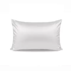 MAS DESCANSO - Funda Queen Marfil - 100% Seda Calidad 22mm con Iones de Plata