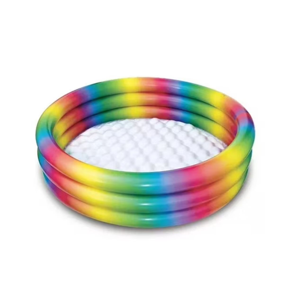 GENERICO - Piscina Redonda Diseño Arcoiris Para Niños 90cm