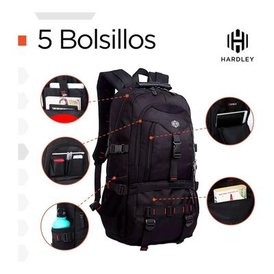 Imagen 2 del producto Mochila Notebook Outdoor Impermeable Nylon Balistico