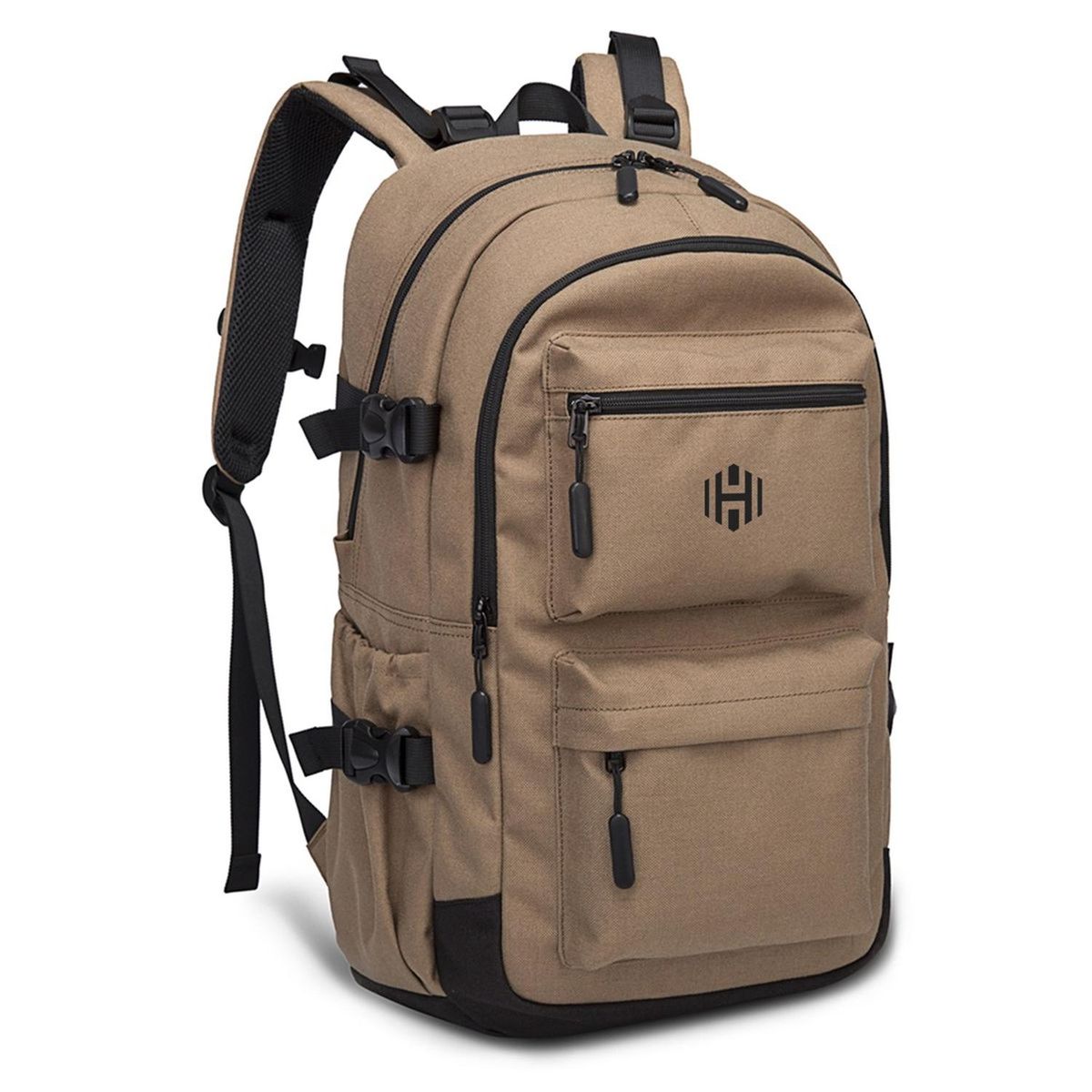 HARDLEY - Mochila Notebook Antirrobo Impermeable 37 lt Hardley Urbana - Cafe - 37