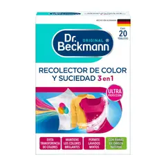 DR BECKMANN - Toallitas Atrapa Color Dr. Beckmann 20 Unidades