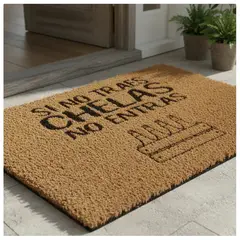 MORLAN - Alfombra Limpia Pies Tapete Personalizada Chelas