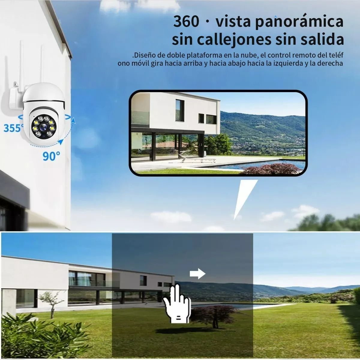 GENERICO - Camara seguridad hd para el hogar app yosee vigila desde cualquier lugar que te encuentres