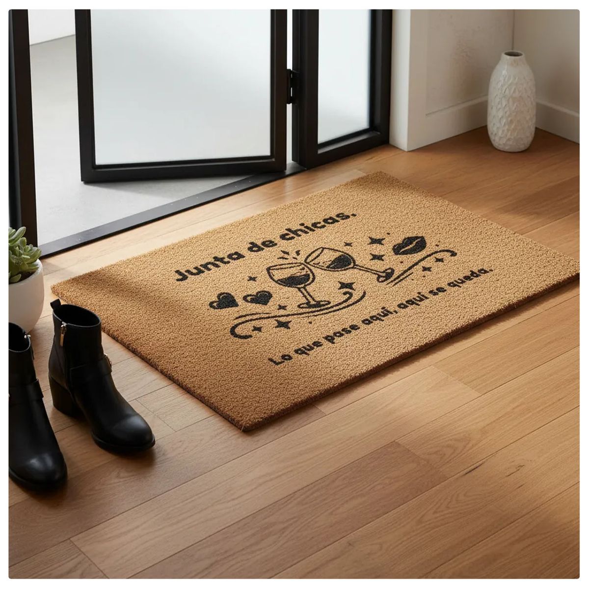 MORLAN - Alfombra Limpia Pies Tapete Personalizada Junta