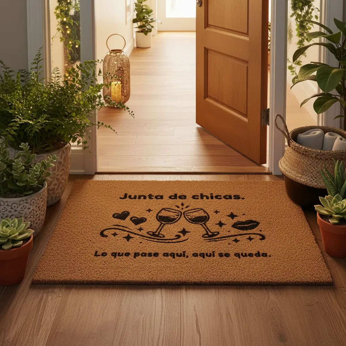 MORLAN - Alfombra Limpia Pies Tapete Personalizada Junta