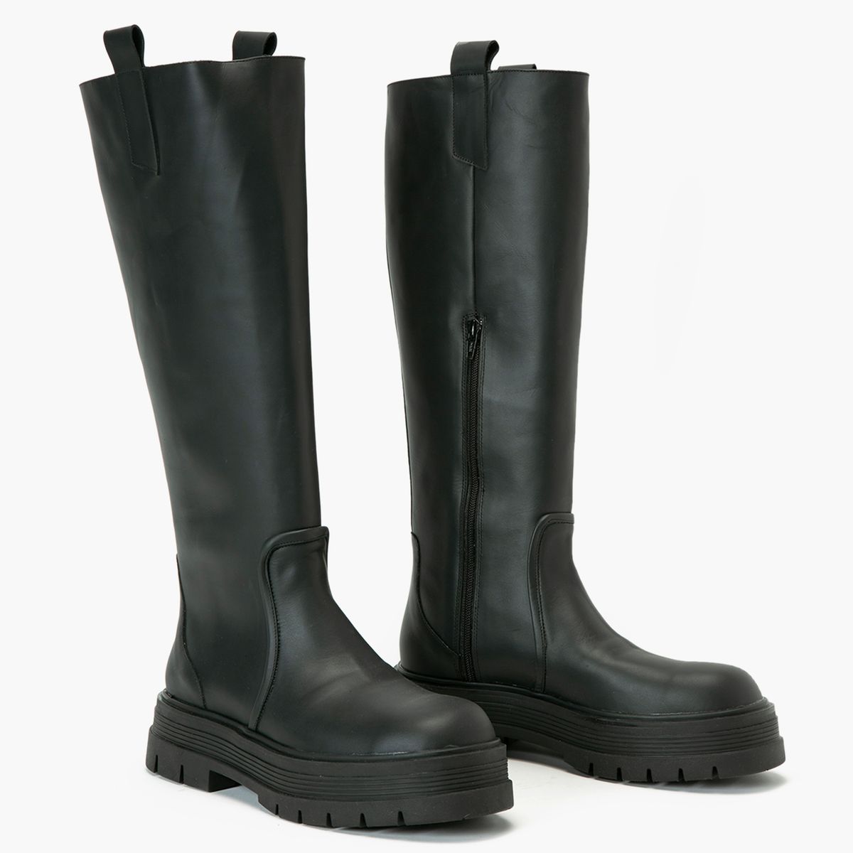 WHY DONNA - Bota Mujer Cuero Negra