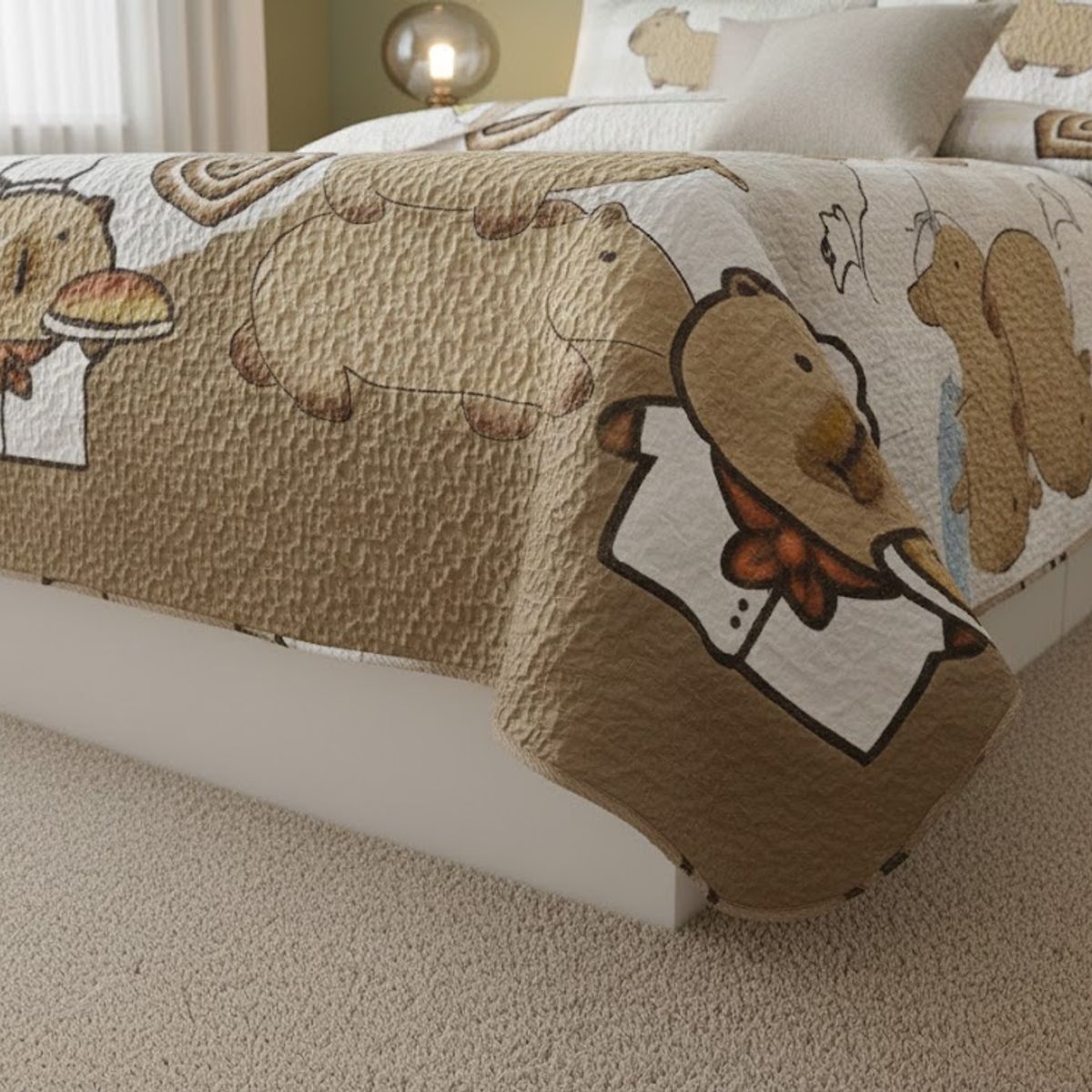 GENERICO - CUBRECAMA DE VERANO INFANTIL 1.5 PLAZAS DELGADO QUILT LZ