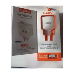 GENERICO - Cargador tipo C carga rápida