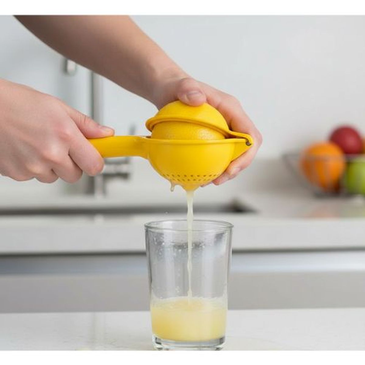 GENERICO - Exprimidor De Limón Grande Amarillo.