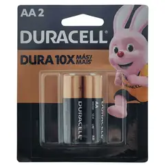 DURACELL - Pack 2 Pilas Alcalinas AA Blister