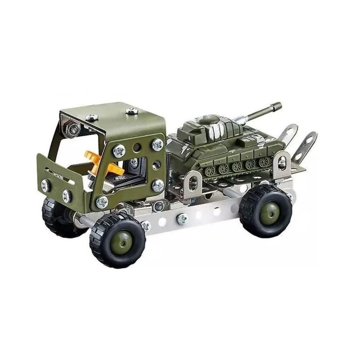 GENERICO - Set Construcción Camión Remolque y Tanque 142pz 55731