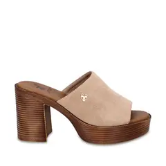 GOTTA - Sandalia Mujer Taco Beige 65920