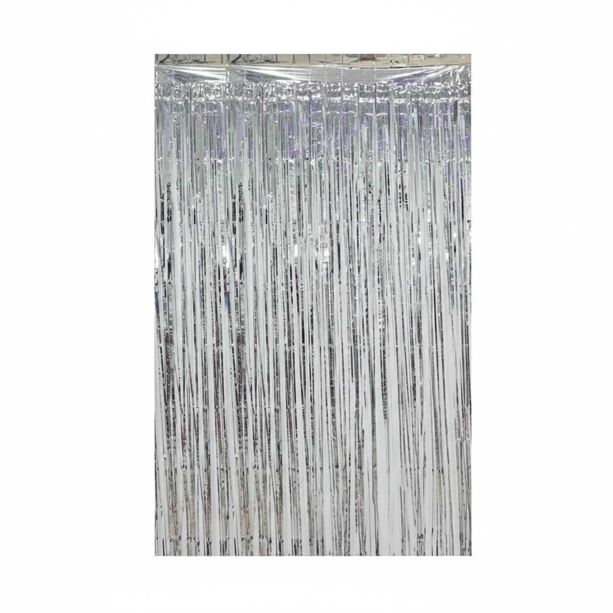GENERICO - Cortina Metalica Plateada 100x300cm